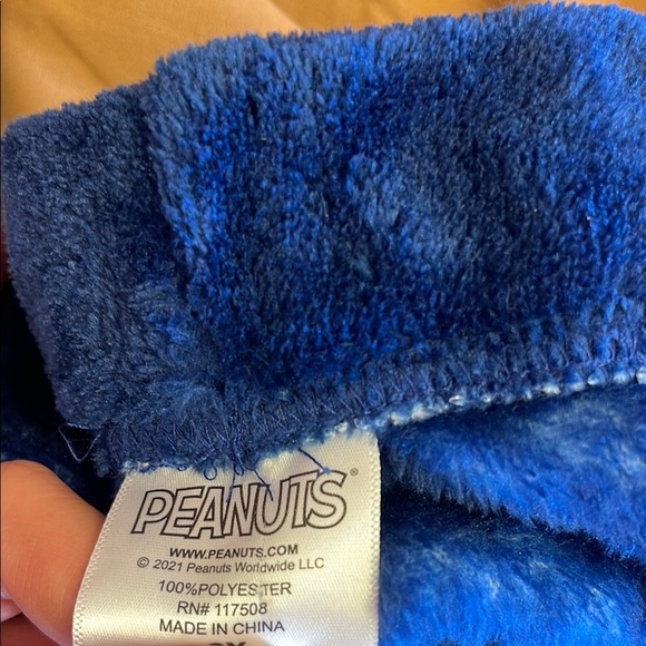 Peanuts Blue Jogger Track Pants with Elastic Waistband 2x and 3x SOFT - Picture 7 of 8